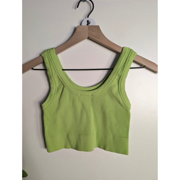 Dynamic Ribbed Cropped Tank/Bra Sz S - Picture 2 of 2